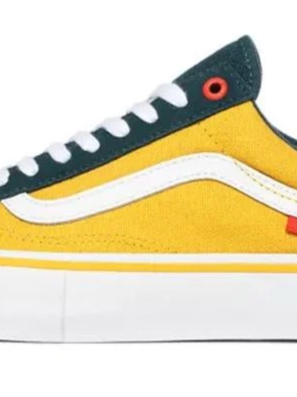 Vans Yellow and Black Low-Top Sneakers